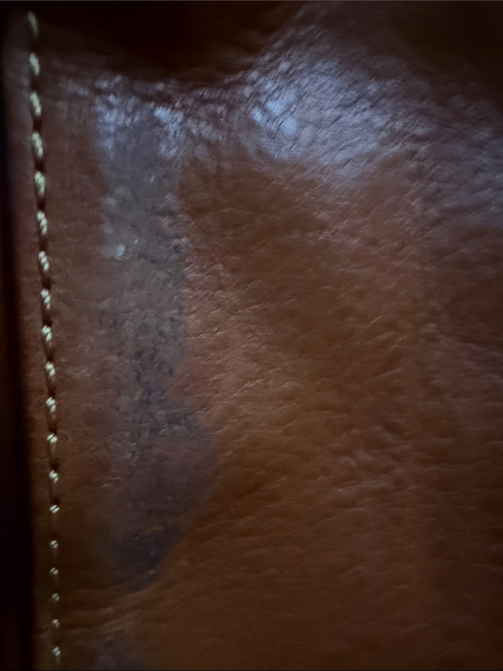 Dooney & Bourke Cognac Brown Leather Tote - - Picture 2 of 5